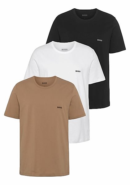 BOSS T-Shirt "Rundhals BOSS ONE" Packung, 3er-Pack, 3 Stk. tlg. mit dezente günstig online kaufen
