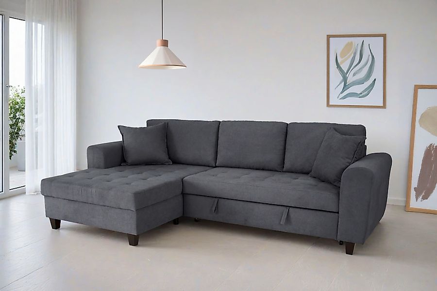 Trends by HG Ecksofa "Moritz, L-Form" inkl. Bettfunktion und Bettkasten, in günstig online kaufen
