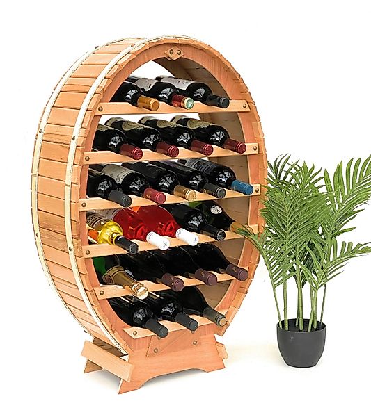 DanDiBo Weinregal Weinfass aus Holz für günstig online kaufen