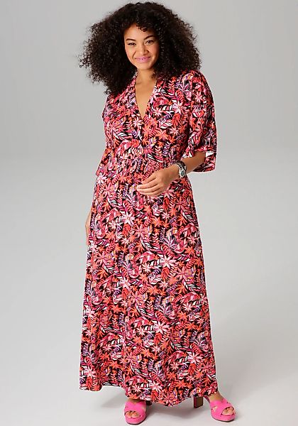 Aniston PLUS Sommerkleid, in trendy Maxilänge günstig online kaufen