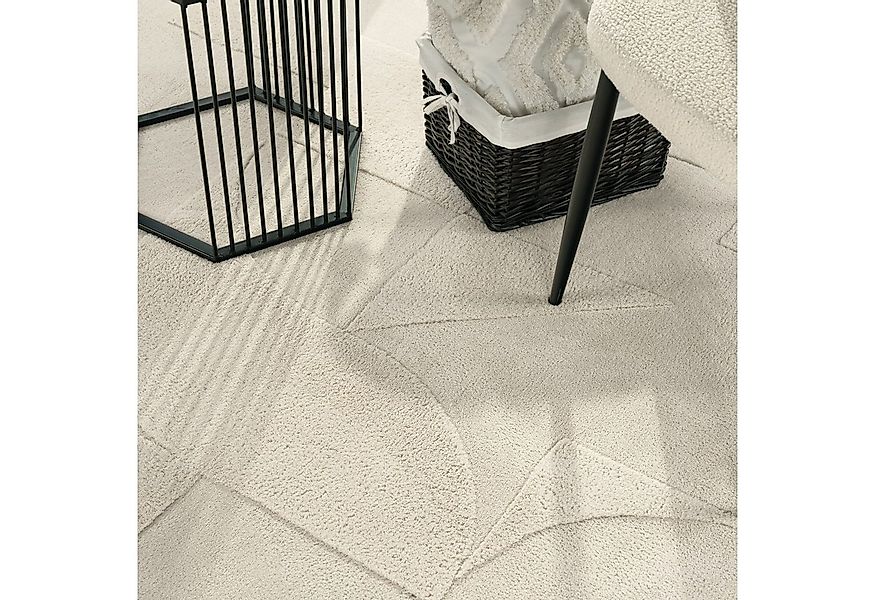 KADIMA DESIGN Teppich waschbar Struktur Wohnzimmer schmutzabweisend Teppich günstig online kaufen