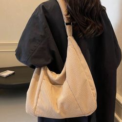 Coonoor Umhängetasche Damen Groß Cord Tasche günstig online kaufen