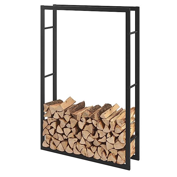 en.casa Kaminholzregal, BxTxH:100x25x150 cm, »Täby« Brennholzregal günstig online kaufen