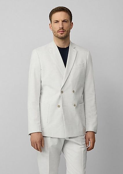 s.Oliver BLACK LABEL Sakko s.O PURE: Zweireihiges Sakko im Slim Fit günstig online kaufen
