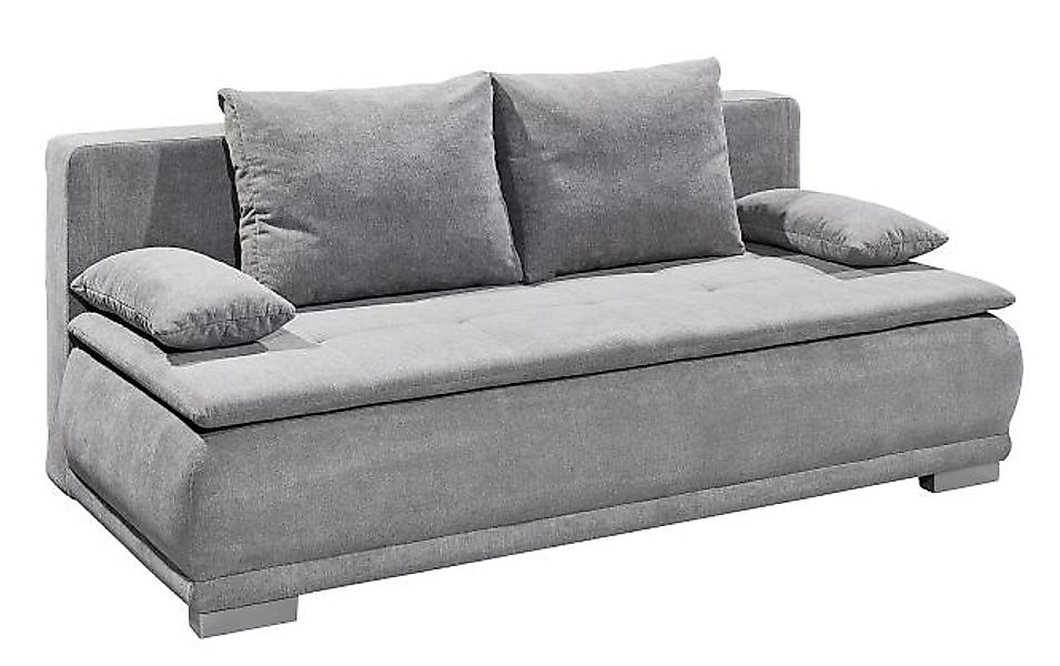 ED EXCITING DESIGN Schlafsofa "Luigi", mit Bettkasten & 2 Armlehnenkissen günstig online kaufen
