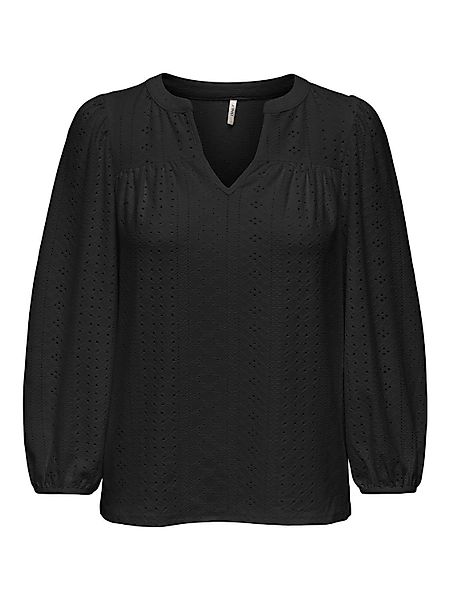 ONLY Blusenshirt ONLSANDRA 3/4 SPLIT TOP günstig online kaufen