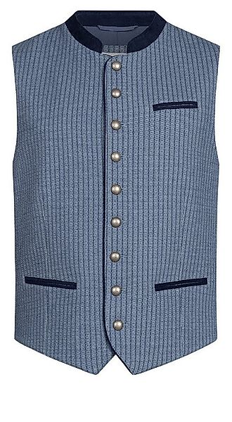 Nübler Trachtenweste Trachtengilet Enoch in Blau von Nübler günstig online kaufen