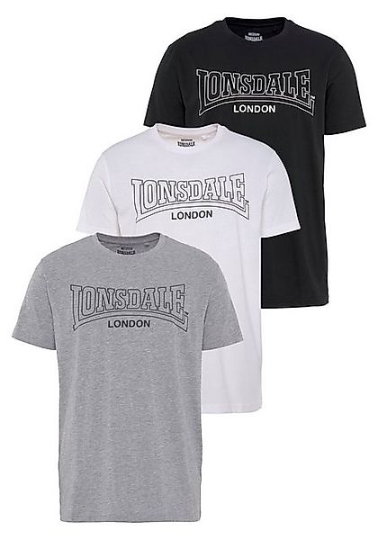 Lonsdale T-Shirt (Packung, 3-tlg) günstig online kaufen