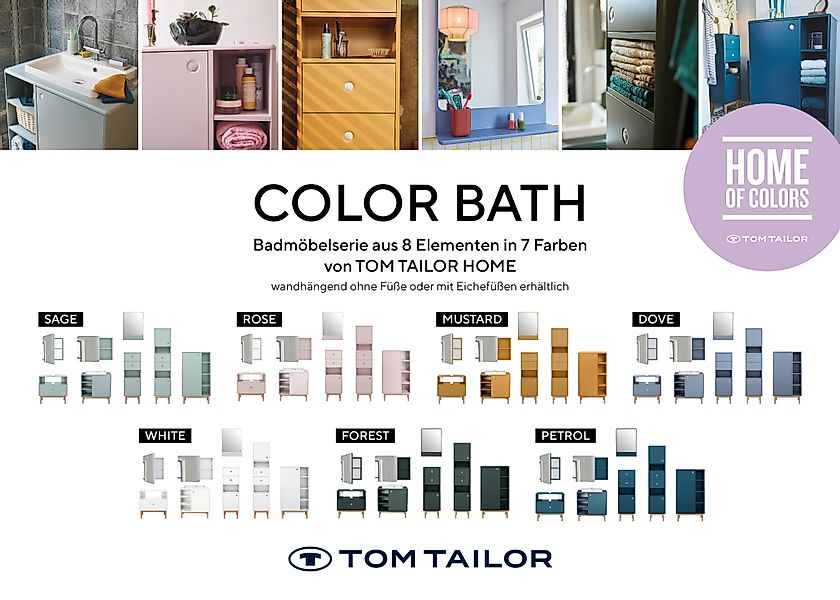 TOM TAILOR HOME Badspiegel COLOR BATH günstig online kaufen