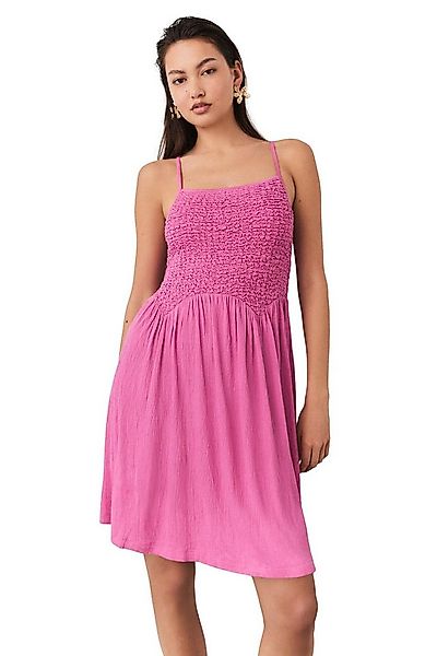 Next Jerseykleid Minikleid aus strukturiertem Jersey, dünne Träger (1-tlg) günstig online kaufen