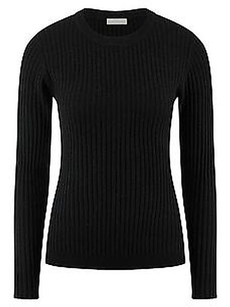 Rundhals-Pullover Peter Hahn schwarz günstig online kaufen