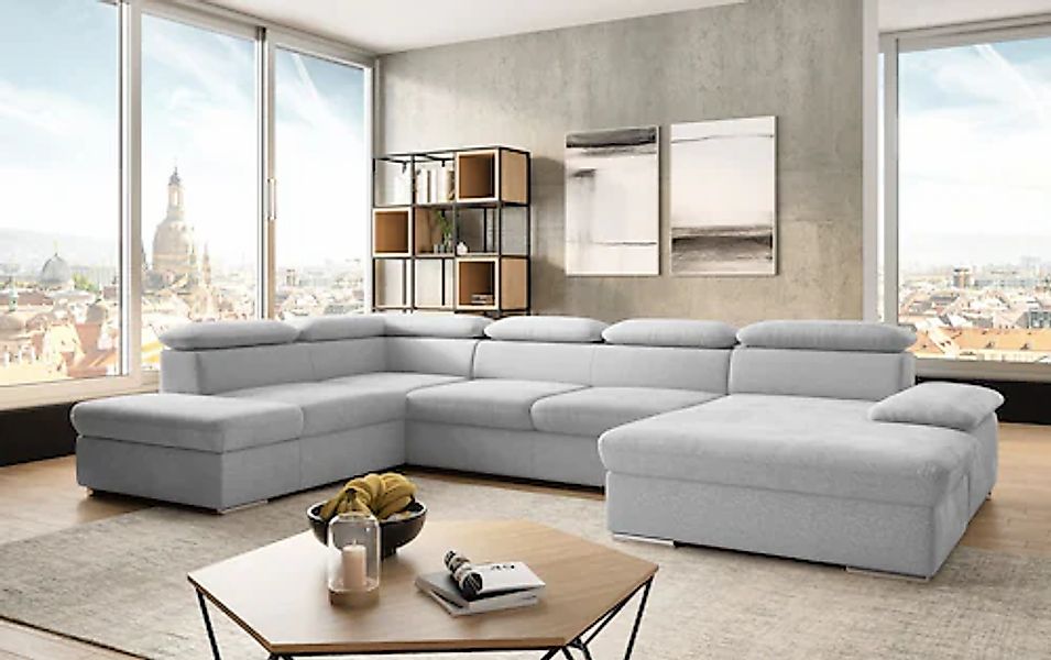 sit&more Wohnlandschaft »Valantine U-Form, B: 349 cm« mit Arm- & Kopfteilve günstig online kaufen