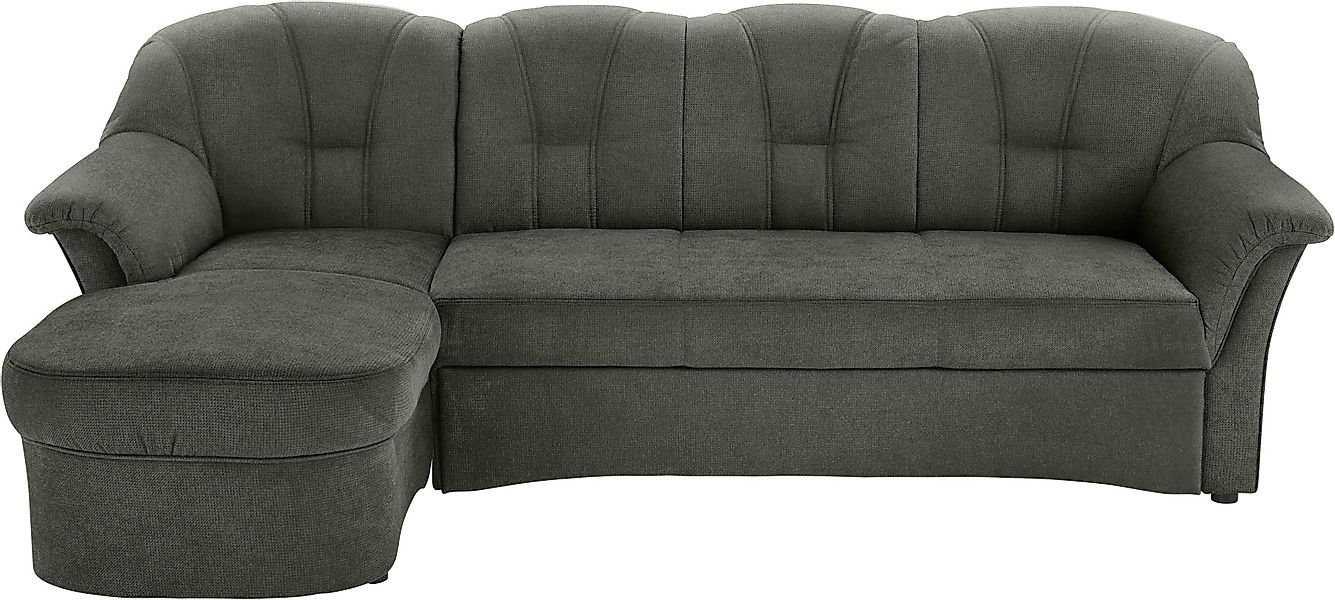 DOMO collection Ecksofa "Papenburg, zeitlose Rückensteppung, elegante Forme günstig online kaufen
