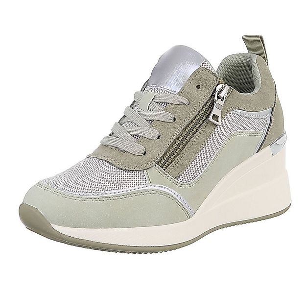 Ital-Design Damen Low-Top Freizeit Sneaker (88577362) Keilabsatz/Wedge Snea günstig online kaufen