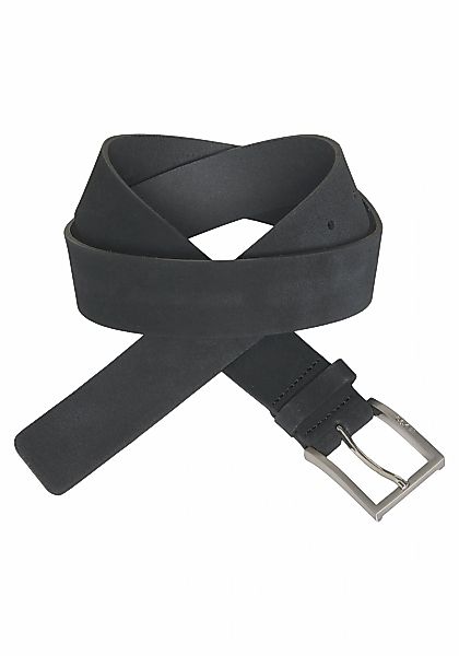 HUGO Ledergürtel "Mirto Sz35" aus Veloursleder mit Logo-Gravur auf der Dorn günstig online kaufen