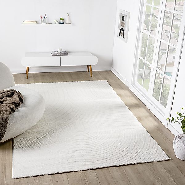 Vimoda Teppich Teppichwohnzimmer modern Einfarbig, Rechteckig, günstig online kaufen