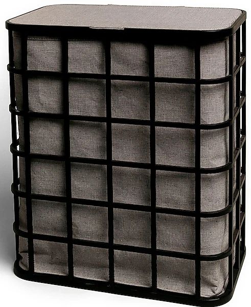 Möve Wäschekorb, BxTxH: 51x32x59 cm, mit Deckel, aus Bambus günstig online kaufen