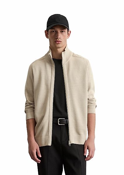 Marc OPolo Cardigan "aus feinem Bio-Baumwoll-Piqué" günstig online kaufen