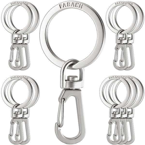 FABACH Schlüsselanhänger Karabiner mit drehbarem Schlüsselring günstig online kaufen