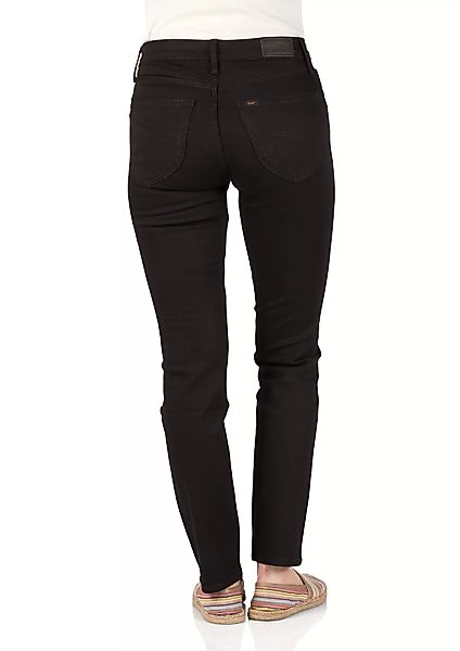 Lee Damen Jeans Elly - Slim Fit - Schwarz - Black Rinse günstig online kaufen
