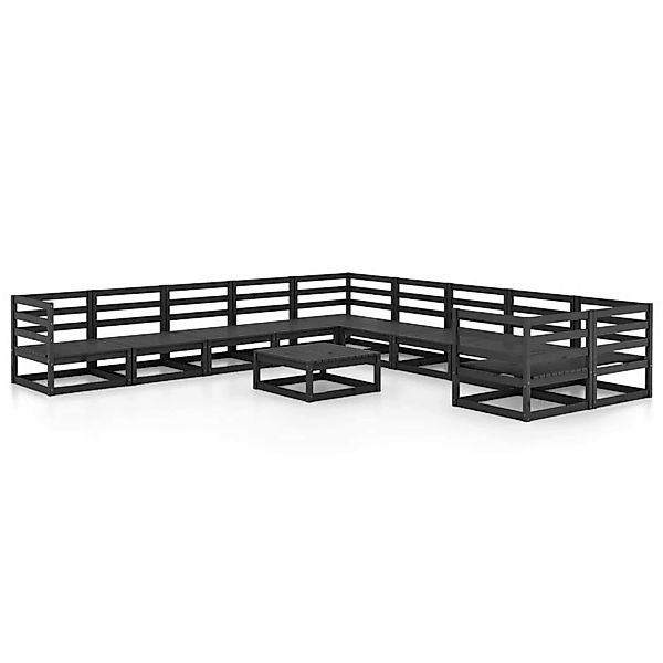 vidaXL 11-tlg Garten-Lounge-Set Massivholz Kiefer Modell 20 günstig online kaufen