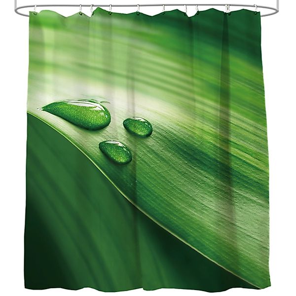 SANILO Duschvorhang Green Leaf 180 x 200 cm günstig online kaufen