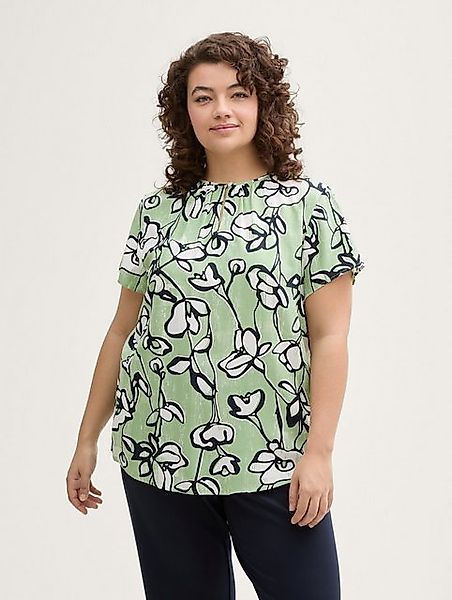 TOM TAILOR PLUS Blusentop Plus Size - Bluse aus Viskose günstig online kaufen