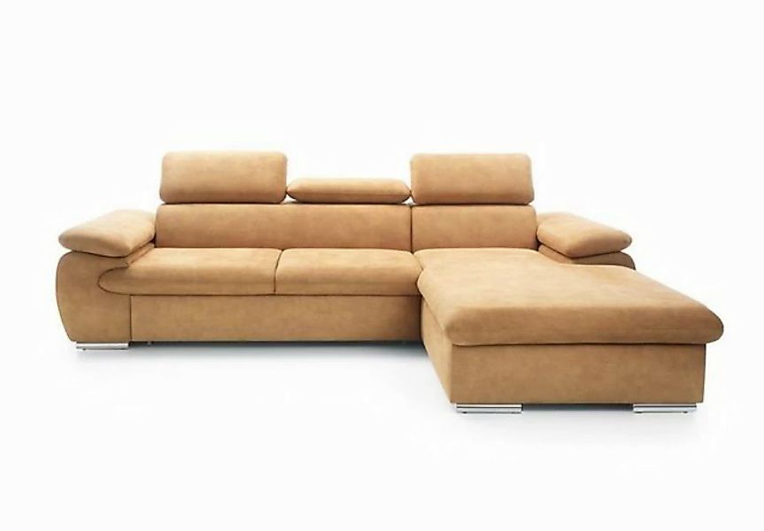 JVmoebel Ecksofa Ecksofa L-form Schlafsofa Ecksofa Eckcouch Bettkasten Sofa günstig online kaufen