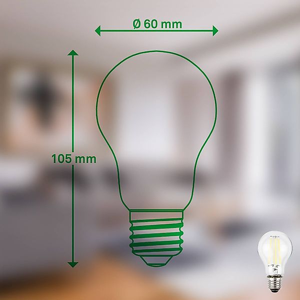 Briloner Leuchten LED-Leuchtmittel 2er Set EEK A Warmweißes Licht, GU10, E2 günstig online kaufen
