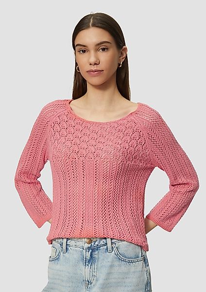 QS 3/4 Arm-Pullover Strickpullover (1-tlg) günstig online kaufen
