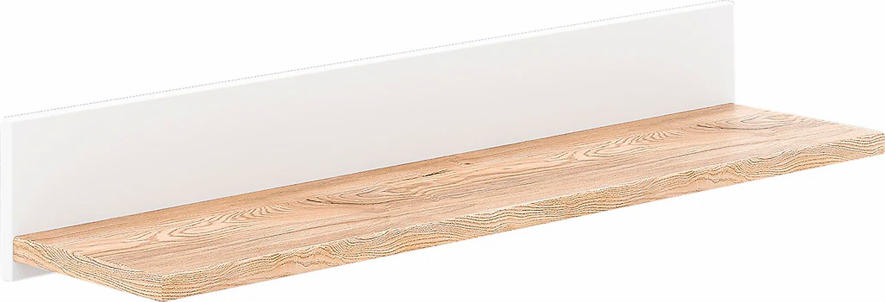 PAIDI Wandregal "YOLANDA in Weiß mit Eiche-Dekor, 90 cm Breite, Schweberega günstig online kaufen