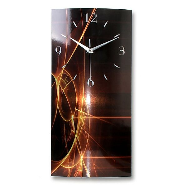 Kreative Feder Funkwanduhr 3D Design-Wanduhr "Abstrakt günstig online kaufen