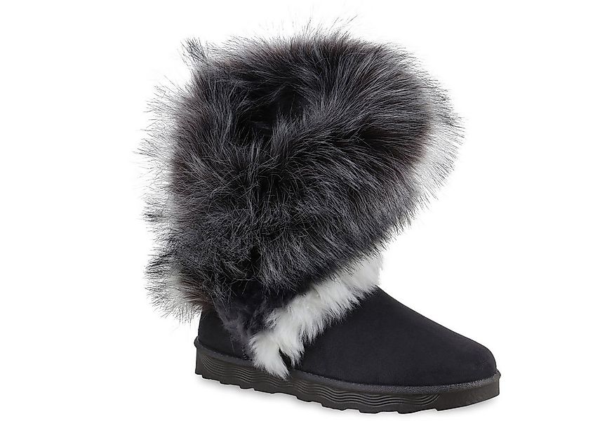 VAN HILL 839604 Winterstiefelette Damen Warm Gefüttert Winter Boots Stiefel günstig online kaufen