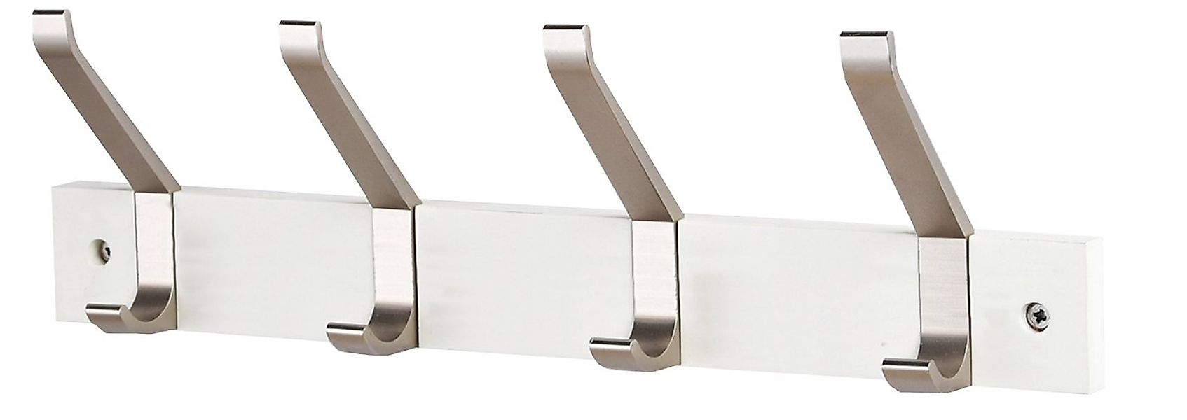 Steelboxx Garderobenleiste Garderobenleiste, Wandgarderobe 600 mm, 4 Haken, günstig online kaufen