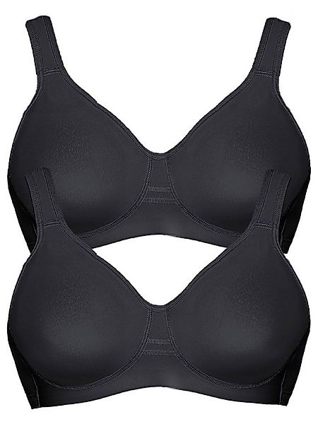 Viania Sport-BH 2er Pack Sport BH Workout (Spar-Set, 2-tlg) nahtlos günstig online kaufen