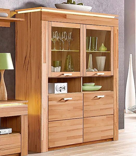 VOGL Möbelfabrik Vitrine Höhe 156 cm günstig online kaufen