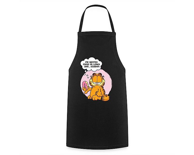 Spreadshirt Kochschürze Garfield Die Besten Dinge Im Leben Sind Essbar Koch günstig online kaufen