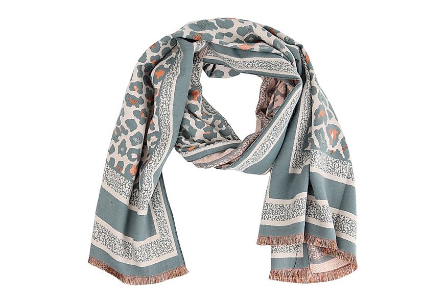 MIRROSI Modeschal weicher und warmer Großes Leo ohne Fransen, 70x190cm, (Le günstig online kaufen