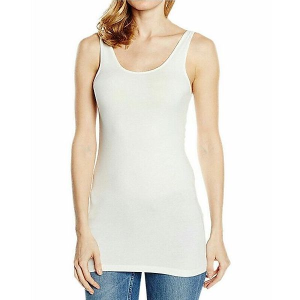 Vero Moda Tanktop Damen Basic long Shirt mit Rundhalsausschnitt günstig online kaufen