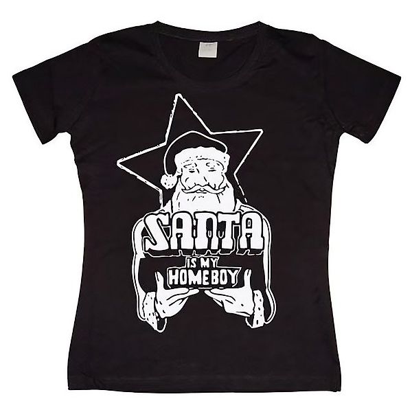 Hybris T-Shirt Santa Is My Homeboy Girly T-Shirt günstig online kaufen