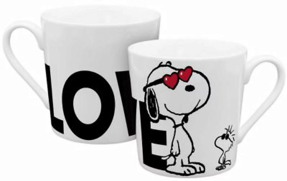 Geda Labels Tasse Peanuts Love 350ml Tassen bunt günstig online kaufen