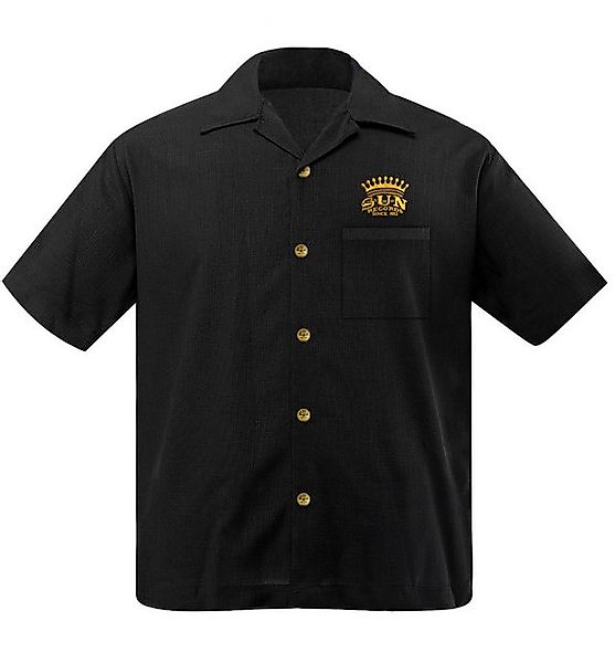 Steady Clothing Kurzarmhemd Crown Dome Button Sun Records Bowling Shirt Vin günstig online kaufen