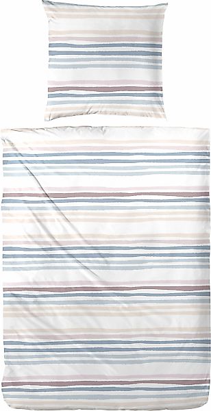 Primera Bettwäsche "Perkal Bettwäsche Bingo" 2 Stk. mit kräftigen Streifen günstig online kaufen