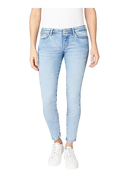 Pepe Jeans Damen Jeans Gen - Regular Fit - Blau - Light Wiser günstig online kaufen