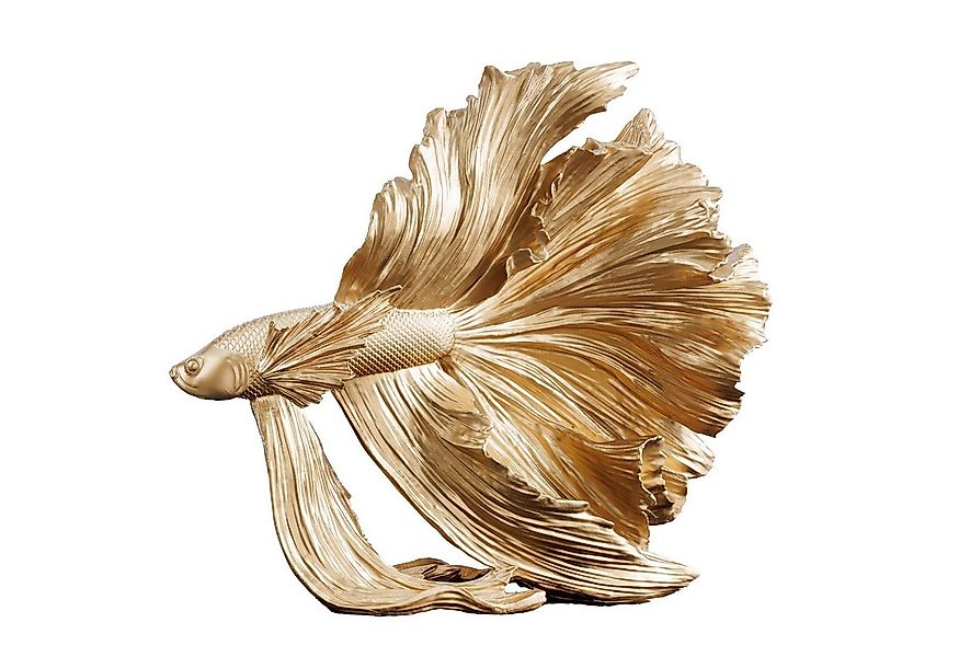 riess-ambiente Tierfigur CROWNTAIL 35cm gold (Einzelartikel, 1 St), Wohnzim günstig online kaufen