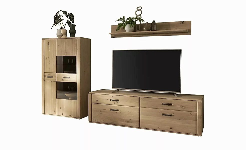 Woodford Wohnkombination  Alesio ¦ holzfarben ¦ Maße (cm): B: 288 H: 179 T: günstig online kaufen