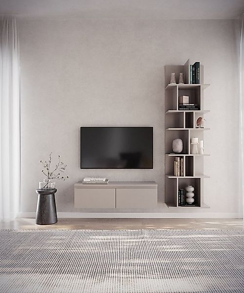 Selsey TV-Schrank BEMMI Hängendes TV-Möbel mit Klappenfächern, 4 Breiten, m günstig online kaufen