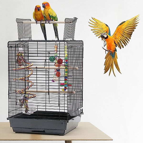 JEOBEST Vogelkäfig Vogelbauer Vogelvoliere Vogelhaus mit günstig online kaufen