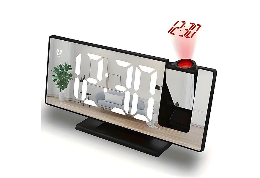 Athlix Projektionswecker Digital Projektions Wecker Radiowecker Digitalweck günstig online kaufen