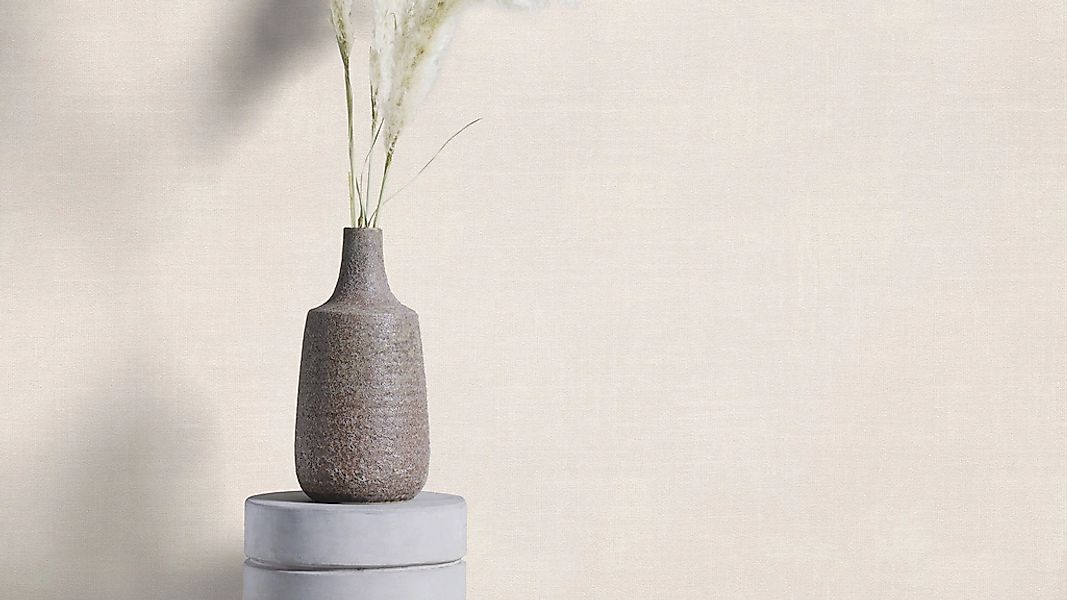 Rasch Papiertapete "Uni Papiertapete einfarbig mit Leinenoptik" Leinenoptik günstig online kaufen